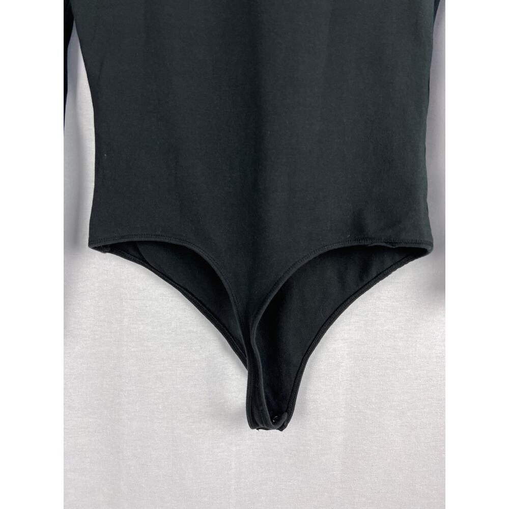 Abercrombie and Fitch Bodysuit Soft A&F Long Sleeve Black Capsule Normcore Basic - Picture 5 of 7